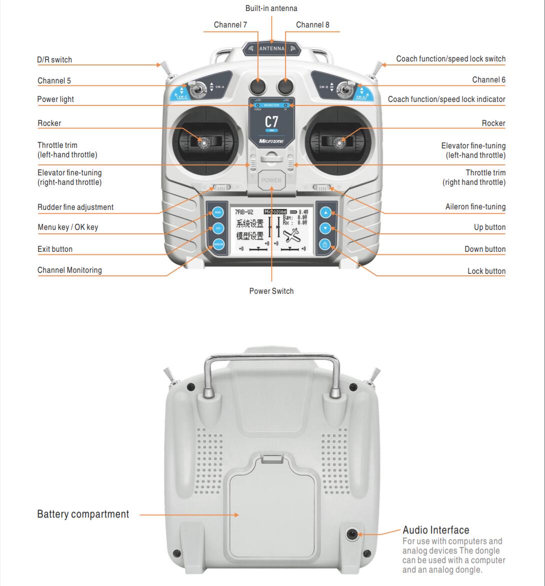 MicroZone MC7 Controller C7 MI - Drone Rc Leading review and price