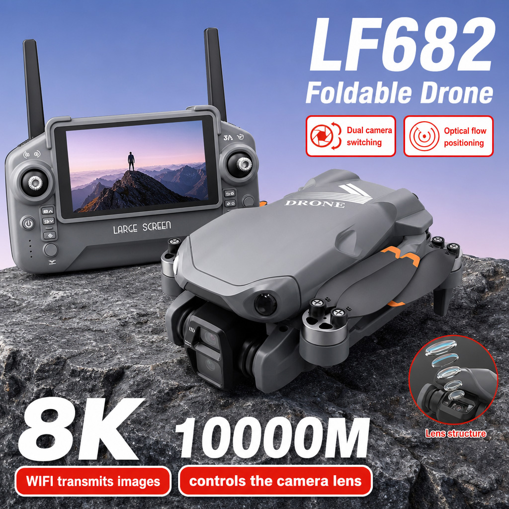 Aerial Photo LF682 Drone 8K HD - Drone Dji Rc Mini review and price