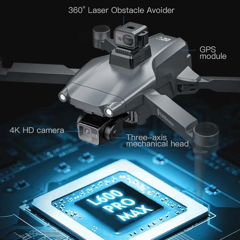 L600 PRO MAX GPS Drone Profess - Drone Ae Rc review and price